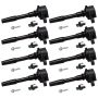 Ford Racing M-12029-M52 5.0L/5.2L Hi-Energy Engine Ignition Coils-Set of 8
