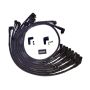 Moroso 51571 SB Ford Sleeved 135 Plug End Non-HEI Dist Ultra Spark Plug Wire Set - Black