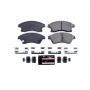 PowerStop Z23-1522 PowerStop - Z23 Daily Driver Carbon-Fiber Ceramic Brake Pads with Hardware Kit