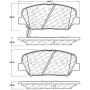 StopTech 11-15 Kia Optima Street Street Touring Front Brake Pads