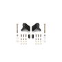 Fabtech 07-18 Jeep JK 4WD Front Lower Shock Mount Relocation Brackets