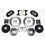 Wilwood 140-13678 Narrow Superlite 4R Rear P-Brk Kit 12.88in Chevy 12 Bolt w/ C-Clips 2.75in Off Stag Mount