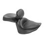 Mustang Motorcycle 79551 Mustang 08-17 Yamaha Raider Wide Touring 2PC Seat w/Diver Backrest - Black