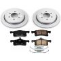 PowerStop CRK1935 Genuine Geomet Coated Rotor and Low-Dust Ceramic Brake Pad Kit