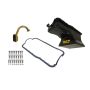 7qt Oil Pan Kit Frt Sump SBF 289/302 Black