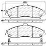 StopTech Performance 04-08 Cadillac XLR/XLR-V / 97-10 Corvette / 05-06 Pontiac GTO Front Brake Pads