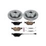 PowerStop KOE557 OE Stock Replacement Low-Dust Ceramic Brake Pad and Rotor Kit