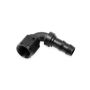 EARLS EARAT709167ERL 6an 90-Deg to 3/8 Male Barb Hose End - Black