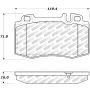 Stoptech 305.08470 Street Select Brake Pads w/Hardware - Front