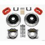 Wilwood 140-7140-DR Forged Dynalite P/S P-B Kit Drilled-Red New Big Ford 2.50in Offset