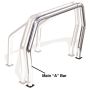 Go Rhino 98001C RHINO Bed Bar - Front Main A bar - Chrome