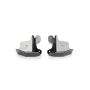 Fabtech 07-18 Jeep JK 4WD High Clearance Rear Lower Shock Mounts