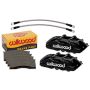 Wilwood 140-16799-BK 65-67 Ford Mustang D11 Calipers w/ Pads & Lines - Black