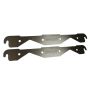 Moroso 25155 Small Block Chevy Exhaust Block Off Storage Plate - Pair