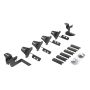 Go Rhino 6945055 07-18 Jeep Wrangler JK Brackets for RB Running Boards
