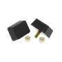 Prothane Universal Bump Stop 3/4 X 1 3/4 X 1 3/8 - Black