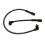 Moroso 27212 85-96 Harley-Davidson FLT/FLHT/FLHR/FLTR/FLHS Spiral Core Wire Set - Black