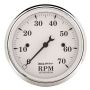 AUTOMETER ATM1695 Old Tyme White 3 1/8in Tach 7000 RPM Elec.
