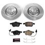 PowerStop K636 Z23 Daily Driver Carbon-Fiber Ceramic Brake Pad and Drilled & Slotted Rotor Kit