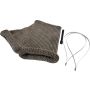 Design Engineering 10040 Titanium Knit Sleeve Kit Tan 4in x 24in Includes Ties & Tool