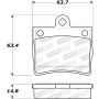 Stoptech 308.07390 Street Brake Pads