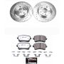 PowerStop K4745-26 Z26 Street Performance Ceramic Brake Pad and Drilled & Slotted Rotor Kit