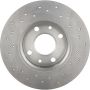 Brembo 08.5085.1X Premium UV Coated Rear Xtra Cross Drilled Brake Rotor
