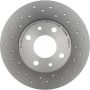 Brembo KTX0087 Brembo ceramic brake pad and Xtra solid drilled brake disc kit