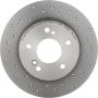 Brembo 08.5178.3X Premium UV Coated Rear Xtra Cross Drilled Brake Rotor