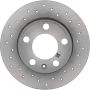 Brembo 08.7165.1X Premium UV Coated Rear Xtra Cross Drilled Brake Rotor