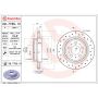 Brembo 08.7765.1X Premium UV Coated Rear Xtra Cross Drilled Brake Rotor