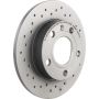 Brembo 08.9136.1X Premium UV Coated Rear Brake Rotor
