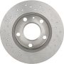 Brembo 08.9136.1X Premium UV Coated Rear Brake Rotor