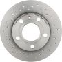 Brembo 08.9136.1X Premium UV Coated Rear Brake Rotor