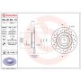Brembo 08.9148.1X Premium UV Coated Rear Xtra Cross Drilled Brake Rotor