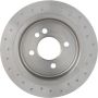 Brembo 08.9163.1X Premium UV Coated Rear Xtra Cross Drilled Brake Rotor