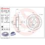 Brembo 08.9163.2X Premium UV Coated Rear Xtra Cross Drilled Brake Rotor