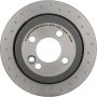 Brembo 08.9163.2X Premium UV Coated Rear Xtra Cross Drilled Brake Rotor