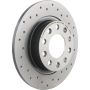 Brembo 08.9460.4X Premium UV Coated Rear Xtra Cross Drilled Brake Rotor