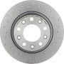 Brembo 08.9460.4X Premium UV Coated Rear Xtra Cross Drilled Brake Rotor