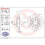 Brembo 08.9488.1X Premium UV Coated Rear Xtra Cross Drilled Brake Rotor