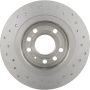 Brembo 08.9511.1X Premium UV Coated Rear Xtra Cross Drilled Brake Rotor