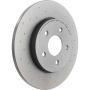 Brembo KTX0094 Brembo ceramic brake pad and Xtra solid drilled brake disc kit