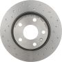 Brembo 08.9769.1X Premium UV Coated Rear Xtra Cross Drilled Brake Rotor