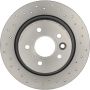 Brembo 08.9975.1X Premium UV Coated Rear Xtra Cross Drilled Brake Rotor