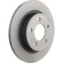 Brembo KT00513 Brembo ceramic brake pad and UV coated solid  brake disc kit