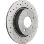 Brembo 08.9975.2X Premium UV Coated Rear Xtra Cross Drilled Brake Rotor
