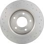 Brembo 08.9975.2X Premium UV Coated Rear Xtra Cross Drilled Brake Rotor