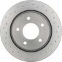 Brembo 08.9975.2X Premium UV Coated Rear Xtra Cross Drilled Brake Rotor