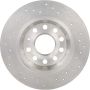Brembo 08.A202.1X Premium UV Coated Rear Xtra Cross Drilled Brake Rotor